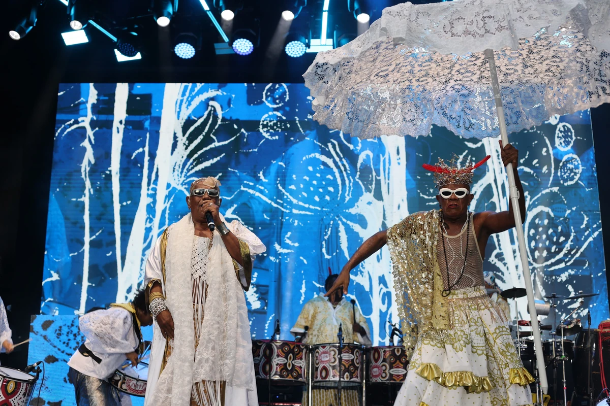 O Cortejo Afro faz show