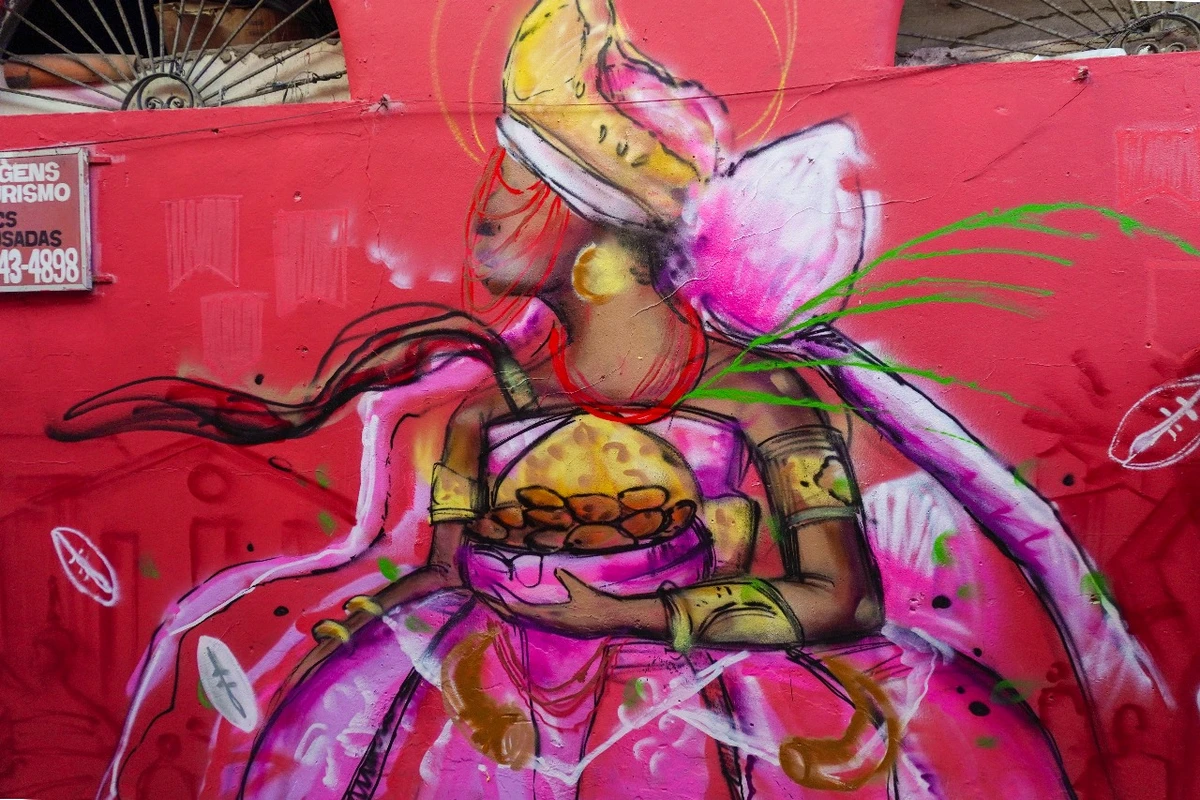 Arte em homenagem a Iansã