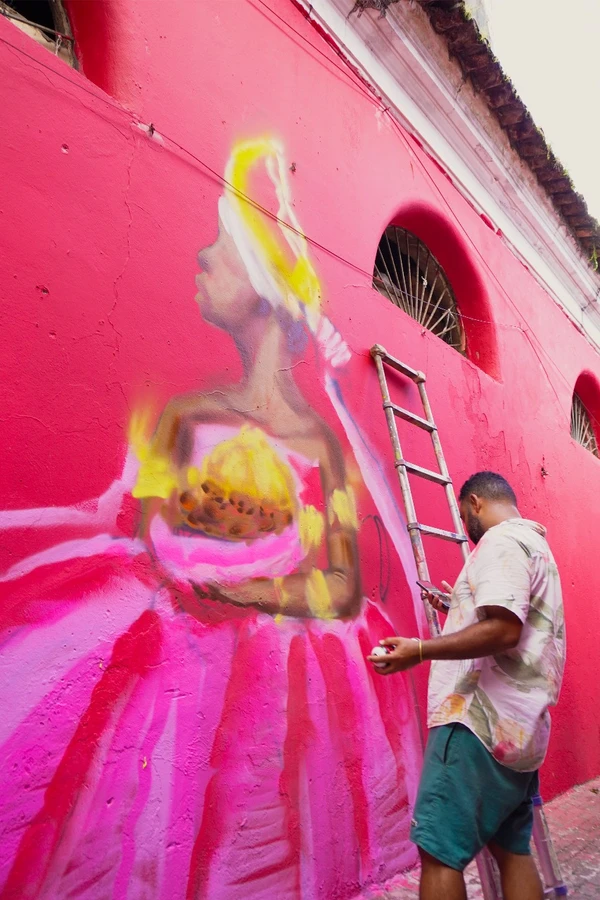 Arte em homenagem a Iansã por Mather Aguiar