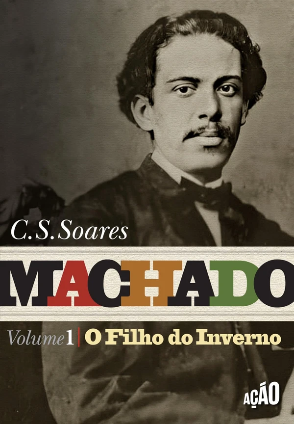 Capa do primeiro volume da biografia de Machado por divulgação