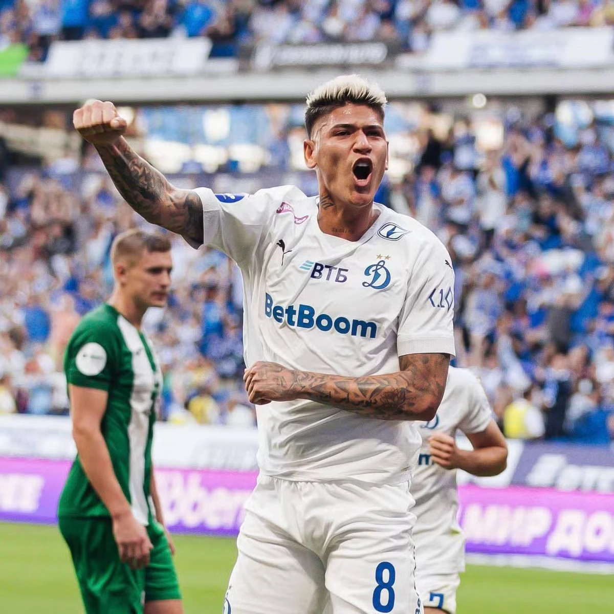 Colombiano Jorge Carrascal na época do Dinamo de Moscou por Reprodução