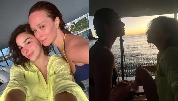 Gabi Medvedovski e Mariana Ximenes