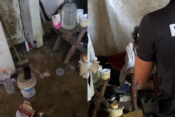 Idoso foi resgatado pela Polícia Civil