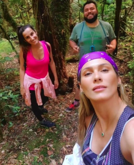 Apresentadora mostrou detalhes da vida em contato com a natureza em Santa Catarina por Reprodução | Redes Sociais