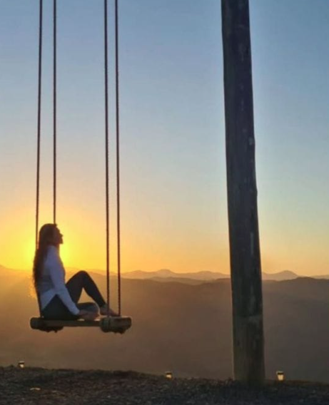 Apresentadora mostrou detalhes da vida em contato com a natureza em Santa Catarina por Reprodução | Redes Sociais