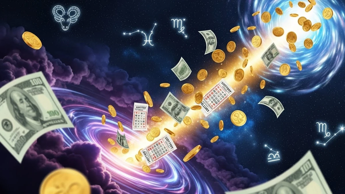 Signos, dinheiro, loteria, prosperidade 