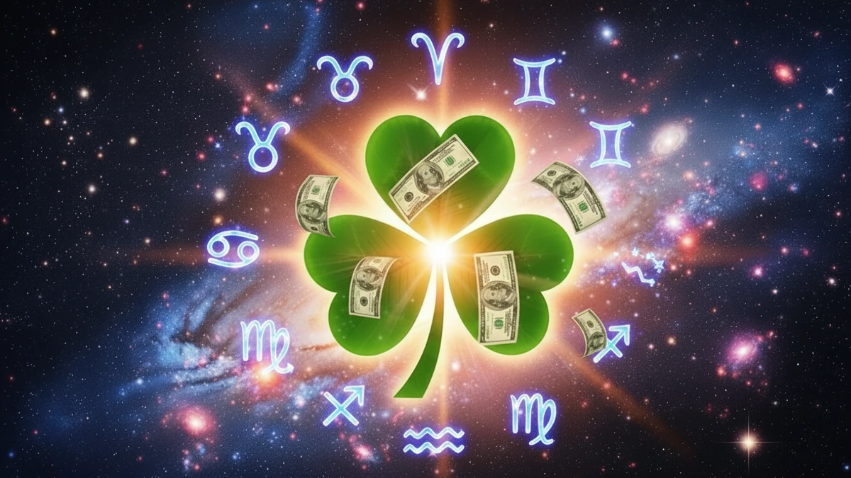 Signos, dinheiro, loteria, prosperidade 