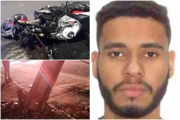 Veja quem é o jovem morto em acidente de moto  por Reprodução