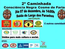 Imagem - 2° Caminhada da Consciência Negra de Cosme de Farias será realizada neste domingo (7)