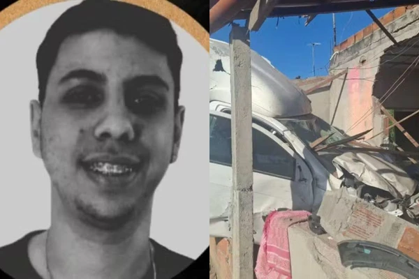 Imagens mostram momento em que carro sai da pista