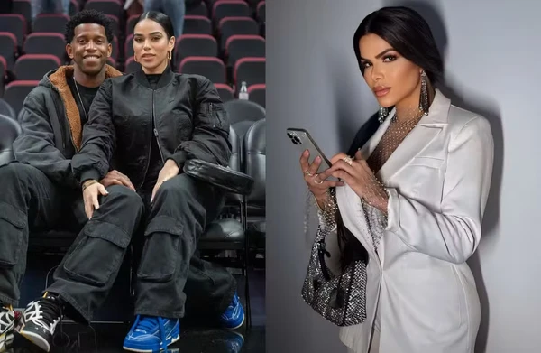 Juliana Merhy está grávida do zagueiro Gil Baloi, que namora a BBB Elana por Reprodução