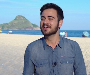 Rafael Machado foi repórter da Record e trabalhou no Programa do Gugu por Reprodução