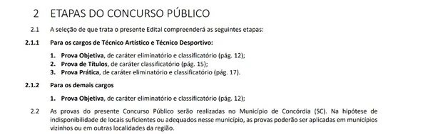 Veja detalhes das vagas do concurso  por Edital