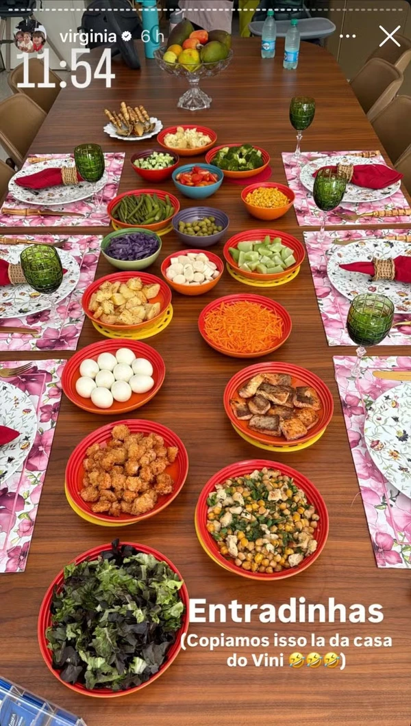 Virginia recria hábito da casa de Vini Jr. em sua mansão em Goiânia  por Reprodução/Instagram