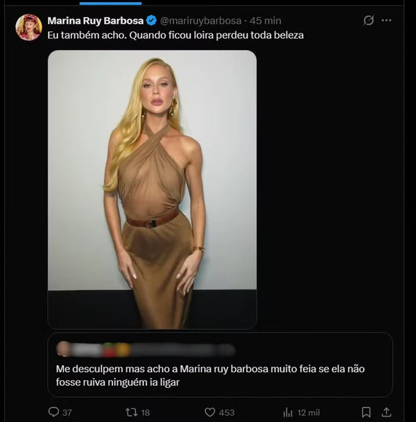 Marina Ruy Barbosa  por Reprodução