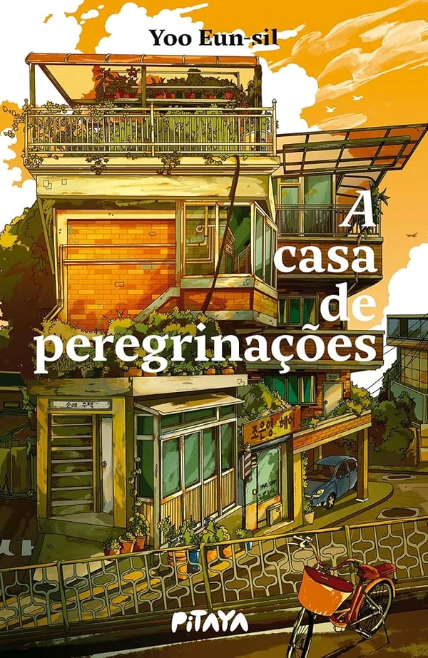 A casa de peregrinações, de Yoo Eun-sil (Pitaya): Dividida entre dois mundos, Surim volta a morar com a família e tem que conciliar as diferentes crenças que a atravessam. Será que a vida gira em torno do acúmulo de posses e de disputas de ego?  por Divulgação