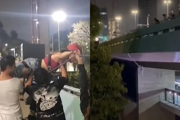Jovem bateu a cabeça no viaduto após pular de bungee jump