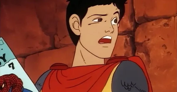 Marvel: Caverna do Dragão foi produzida pela Marvel e podemos ver algumas referências, como Eric lendo uma HQ do Homem Aranha por Reprodução