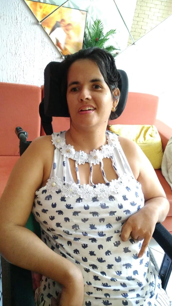 TJBA julga recurso de indenização; Paloma ficou tetraplégica após ser jogada de carro por empresário por Acervo Pessoal 