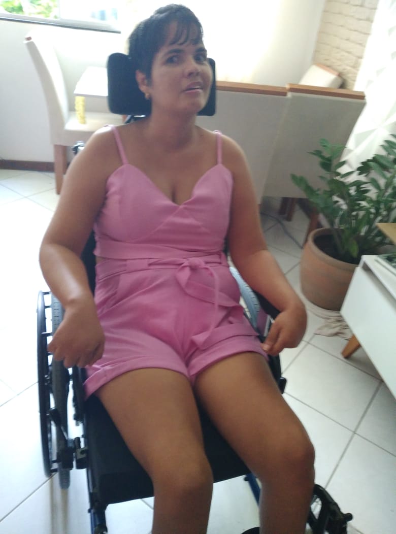 TJBA julga recurso de indenização; Paloma ficou tetraplégica após ser jogada de carro por empresário por Acervo Pessoal 