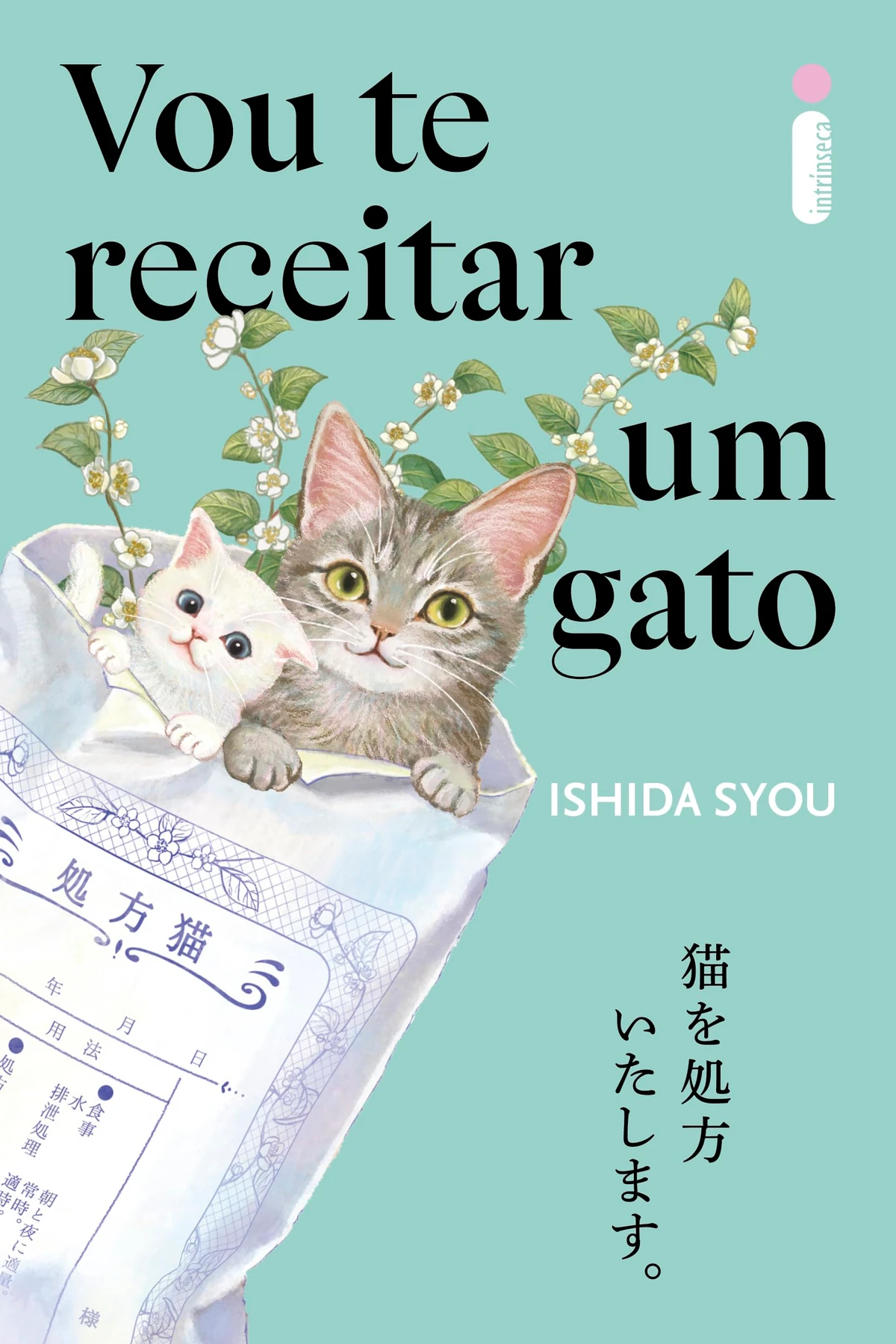 Vou te receitar um gato, de Ishida Syou (Intrínseca): A misteriosa Clínica Kokoro oferece um tratamento exclusivo ― e um tanto estranho ― para aqueles que chegam até lá: gatos. por Divulgação