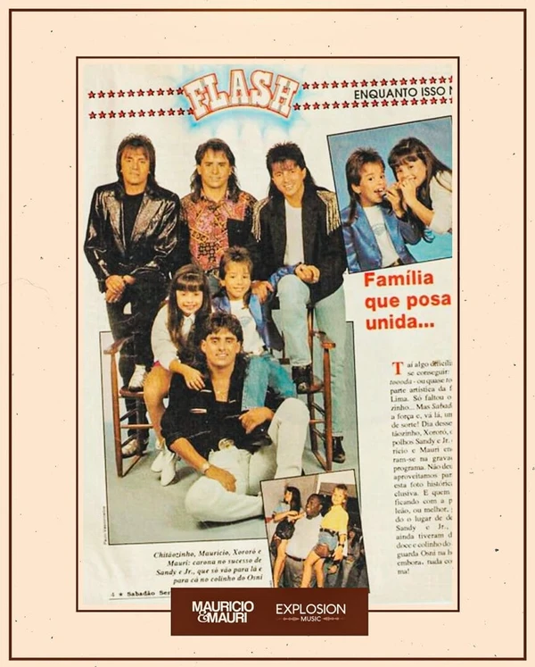 Dupla Maurício e Mauri já foi capa de revista por Reprodução/Redes Sociais 