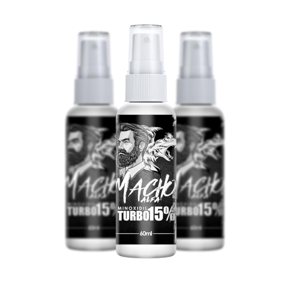Macho Alfa Minoxidil Turbo 15% por Reprodução