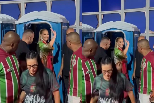 Virginia foi rodeada por fãs