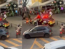 Imagem - Agente da Transalvador sofre fratura no nariz durante confusão no Porto da Barra
