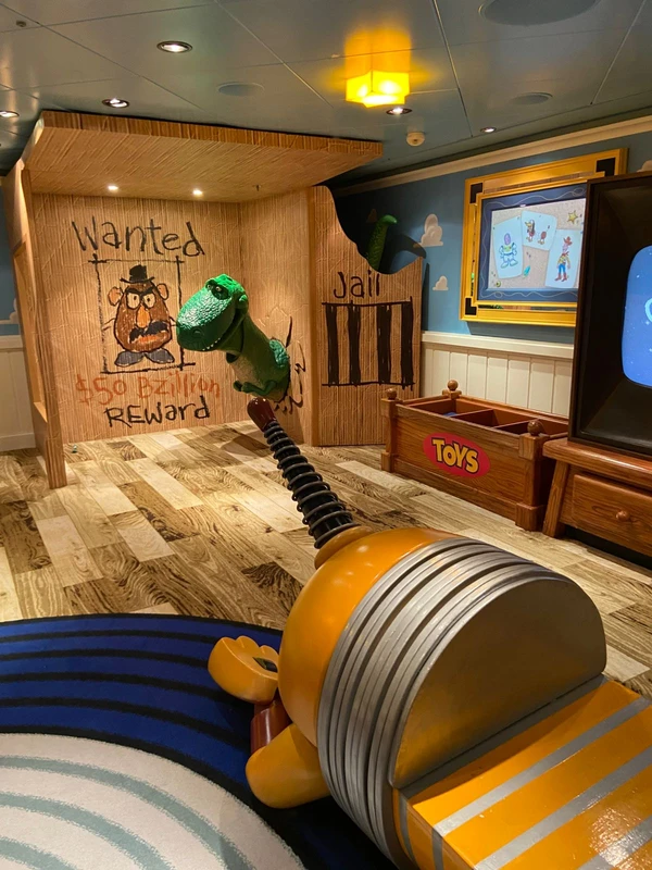 Área dos pequenos no Disney Dream, da Disney Cruise Line por Divulgação