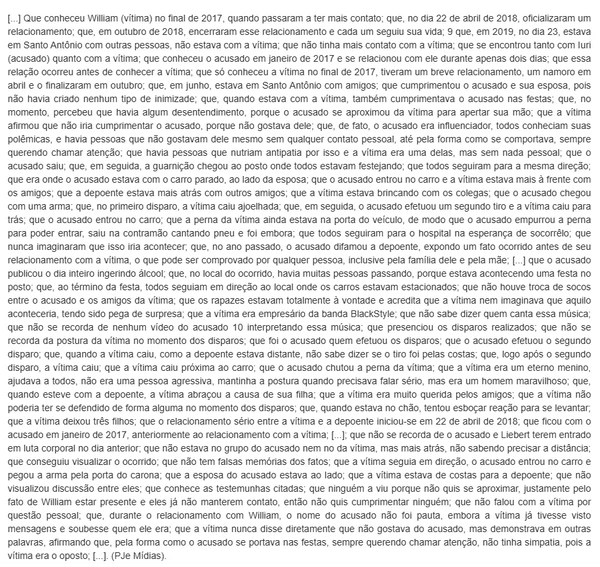 Decisão pela anulação do júri popular que absolveu Iure Sheik por Reprodução