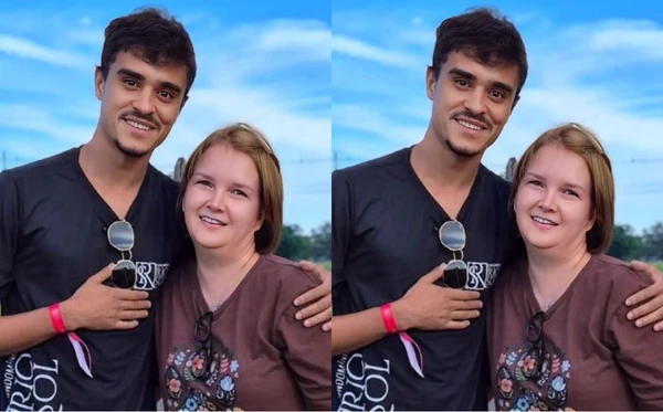 Fã encontra Elize Matsunaga na rua, registra foto e diz que ela foi “muito simpática”.