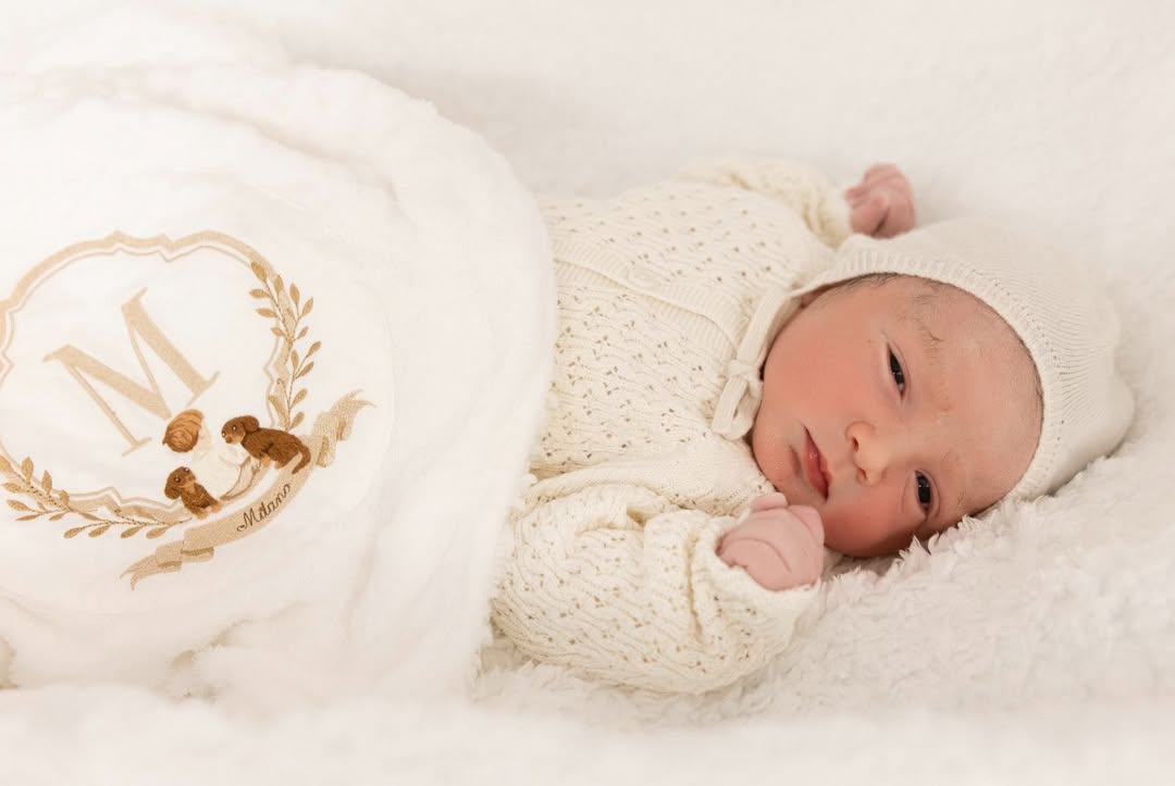 Milano, filho de Arrascaeta e Camila Bastiani por Reprodução/Instagram