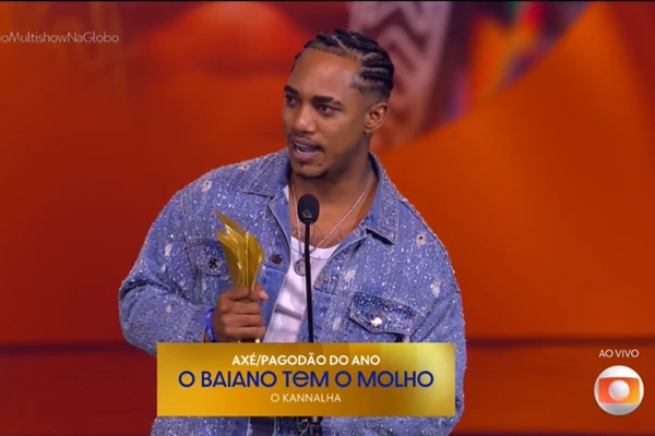 O Kanalha ganhou Axé/Pagodão do Ano no Prêmio Multishow 2025