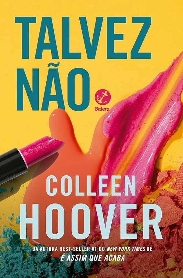 Talvez não, de Colleen Hoover (Galera, 144 páginas)): Morando tranquilamente com os amigos Ridge e Brenann, Warren não tem do que reclamar. Até que sua paz é perturbada com a chegada de Bridgette, sua nova colega de quarto que parece ter o dom de irritá-lo.  por Reprodução