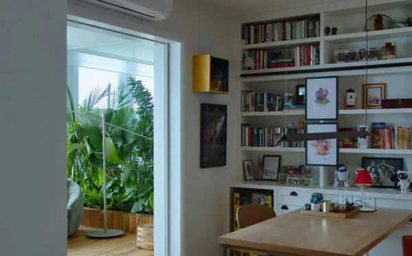 Apartamento de Taís Araujo e Lázaro Ramos por Reprodução/YouTube