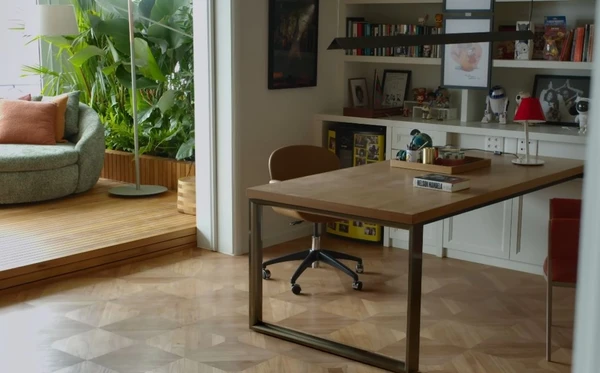 Apartamento de Taís Araujo e Lázaro Ramos por Reprodução/YouTube