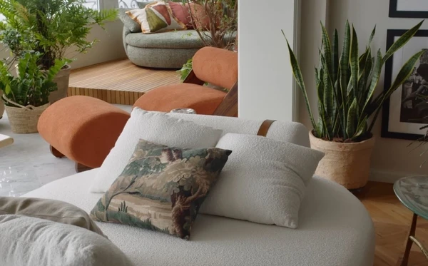 Apartamento de Taís Araujo e Lázaro Ramos por Reprodução/YouTube