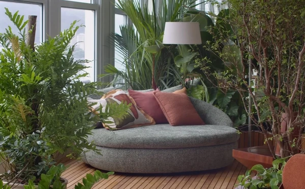 Apartamento de Taís Araujo e Lázaro Ramos por Reprodução/YouTube