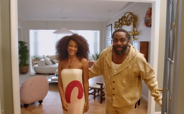 Apartamento de Taís Araujo e Lázaro Ramos por Reprodução/YouTube