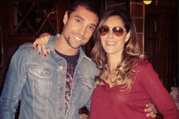 Christiane Torloni e filho Leonardo Carvalho