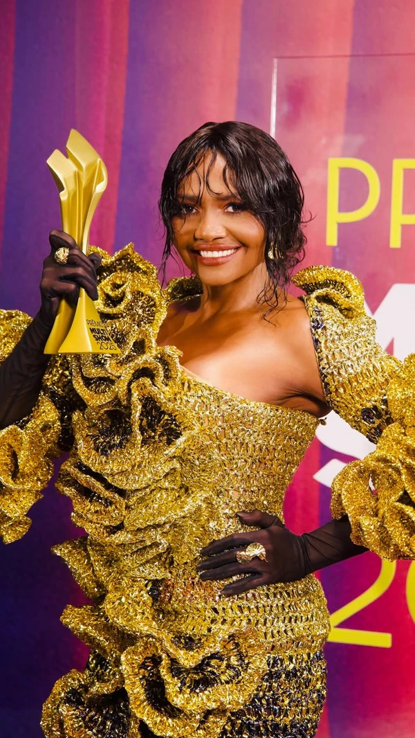 Gaby Amarantos no Prêmio Multishow 2026 por Reprodução