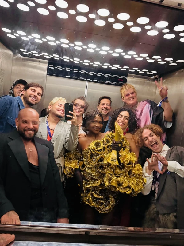 Gaby Amarantos no Prêmio Multishow 2026 por Reprodução