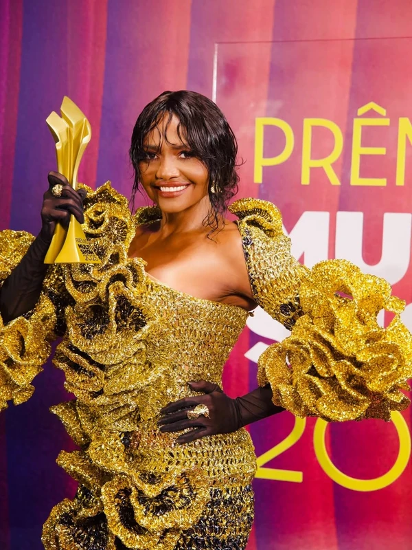 Gaby Amarantos no Prêmio Multishow 2026 por Reprodução