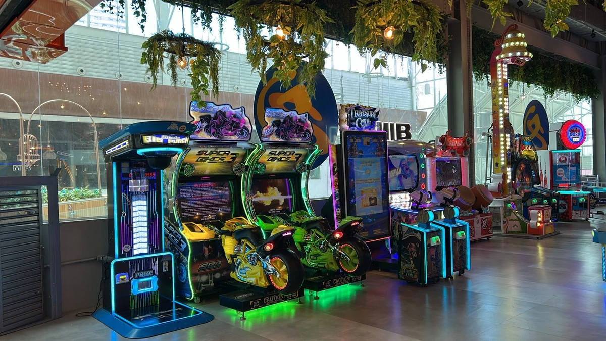 Máquinas: O novo espaço reúne 88 máquinas, sendo 20 infantis, em um layout integrado. por Divulgação