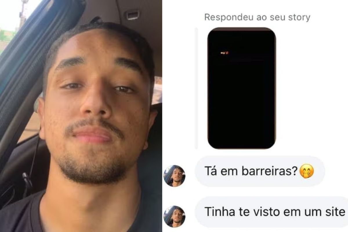 Sérgio costumava abordar mulheres na internet por Reprodução