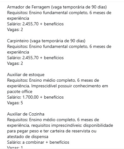 Veja vagas por Reprodução