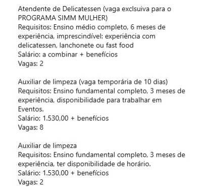Veja vagas por Reprodução