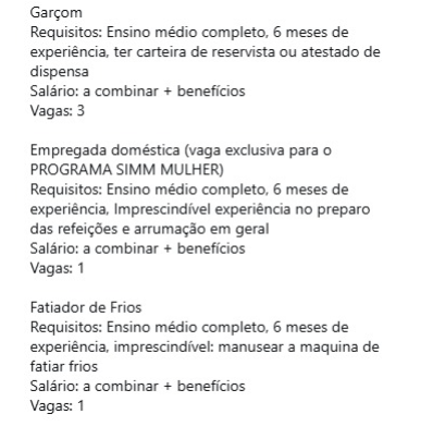 Veja vagas por Reprodução