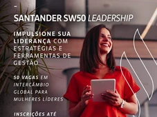 Imagem - Santander oferece bolsas para lideranças femininas na nova edição do SW50